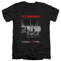 pet semetary cat poster v neck