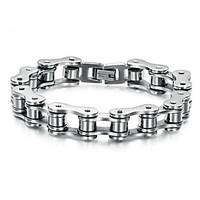 personality has fine bracelet chain man titanium steel jewelry christm ...