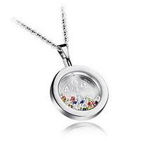 Pendants Crystal Crystal Rhinestone Round Basic Fashion Gold White Jewelry Daily Casual 1pc