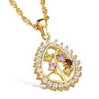 Pendants Gold Plated Simulated Diamond Alloy Geometric Basic Fashion Luxury Jewelry Gold Jewelry Daily Casual 1pc