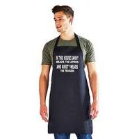 Personalised Wears the Trousers Apron