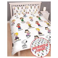 Peanuts Snoopy Double Duvet Cover and Pillowcase Set