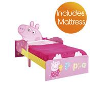 Peppa Pig SnuggleTime Toddler Bed Plus Deluxe Foam Mattress