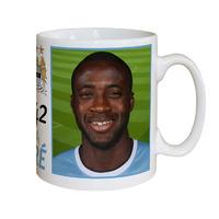 Personalised Manchester City FC Yaya Toure Signature Mug