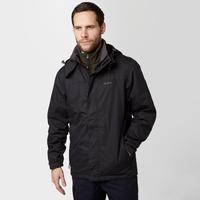 peter storm mens downpour waterproof jacket black