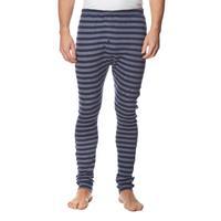 peter storm mens stripe thermal base layer bottoms navy