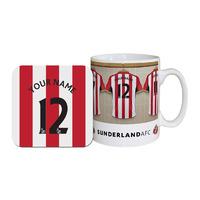 Personalised Sunderland Dressing Room Mug & Coaster Set