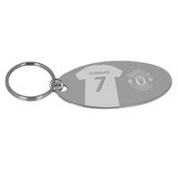 Personalised Manchester United Shirt Keyring