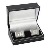 personalised leicester city initials cufflinks