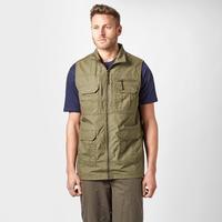 peter storm mens travel gilet khaki