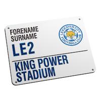 Personalised Leicester City FC Street Sign Mouse Mat