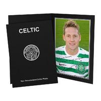 personalised celtic kris commons autograph photo presentation folder