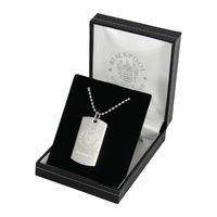 Personalised Blackpool Club Crest Dog Tag Pendant