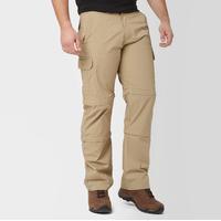 peter storm mens ramble double zip off trousers regular beige beige