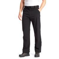 peter storm mens stretch walking trousers black black