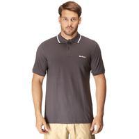 peter storm mens basic polo shirt grey grey