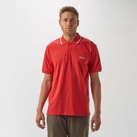 peter storm mens basic polo shirt red red