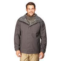 peter storm mens hurricane 3 in 1 jacket grey grey