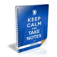 personalised chelsea keep calm notebook