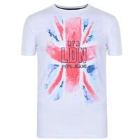 pepe jeans union jack t shirt