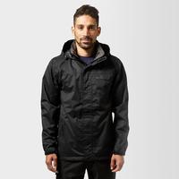 peter storm mens downpour waterproof jacket black black