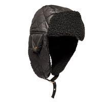 peter storm mens pedro fleece lined trapper hat black black