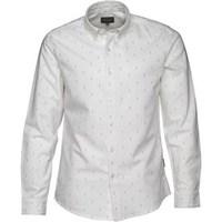 peter werth mens double dot oxford button shirt optic white