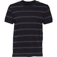 Peter Werth Mens Mount Dot Stripe T-Shirt Navy