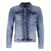 pepe jeans rooster mens denim jacket in blue