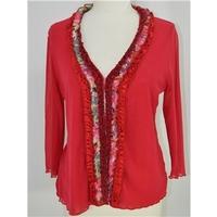 Per Una size 16 red blouse