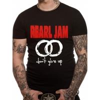 Pearl Jam - Never Give Up Men\'s Medium T-Shirt - Black