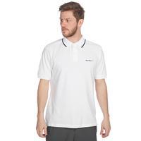 peter storm mens basic polo shirt white white