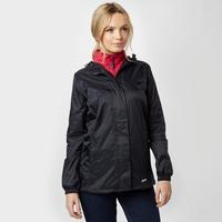 peter storm womens packable hooded jacket black black