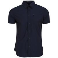 Petrino Jacquard Shirt in Indigo â Le Shark