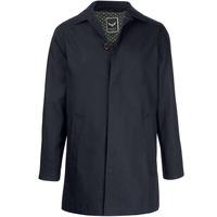 peter lightweight mac trench coat in navy