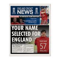 Personalised England Cricket New...