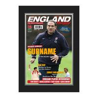 Personalised England Rugby Magazine Cover