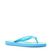 peter storm girls rain flip flops blue