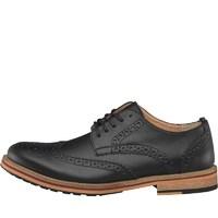 Peter Werth Mens Bale Leather Brogue Shoes Black