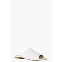 peeptoe mule sandal baby pink