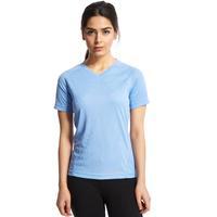 peter storm womens tech v neck t shirt light blue light blue