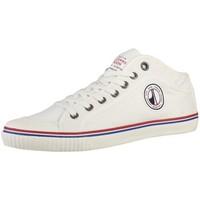 pepe jeans industry road mens shoes high top trainers in white