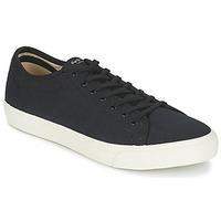 pepe jeans parson canvas mens shoes trainers in black