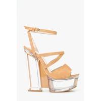 Perspex Strappy Heels