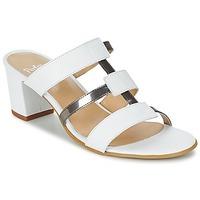 perlato esera womens mules casual shoes in white