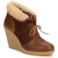 petite mendigote kalou womens low boots in brown