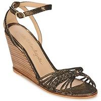 petite mendigote colombe womens sandals in black