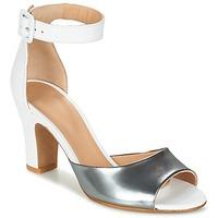 perlato exitoule womens sandals in white