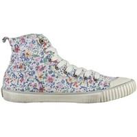 pepe jeans industry bootie bunco womens shoes high top trainers in whi ...