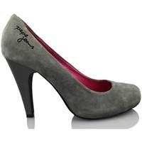 pepe jeans youth shoe heel womens court shoes in grey